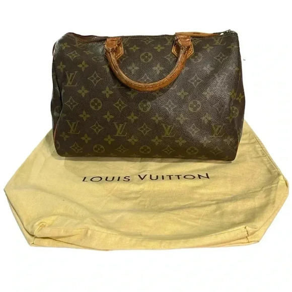 Louis Vuitton Speedy 30 Vintage Monogram Authentic with COA - Picture 1 of 16